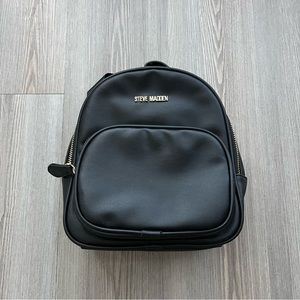 steve madden faux leather mini backpack
